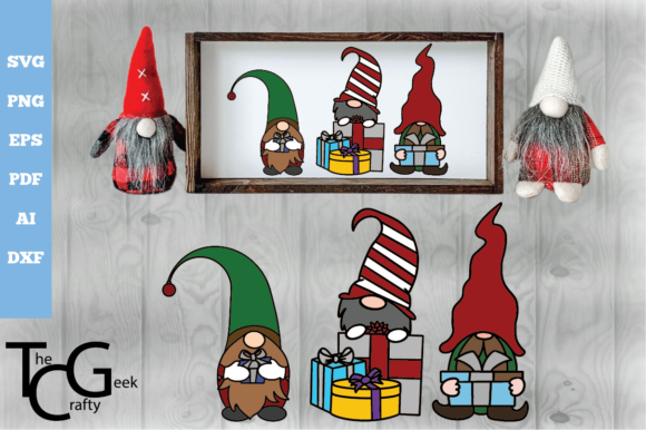 3D Christmas Gnomes Set: A Festive Addition to Your Holiday Decor