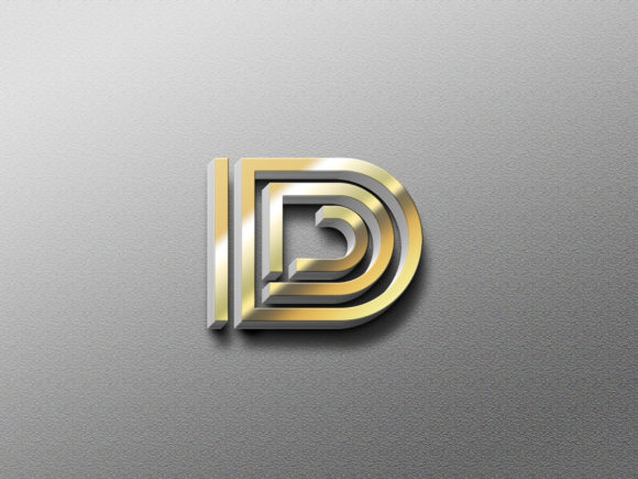 3D Logo Mockup with Golden Gradients: Elevating Brand Identity in Digital Workflows