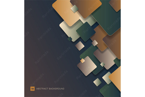 Abstract 3D Squares Pattern Background: Enhancing Visual Workflow and Design Process