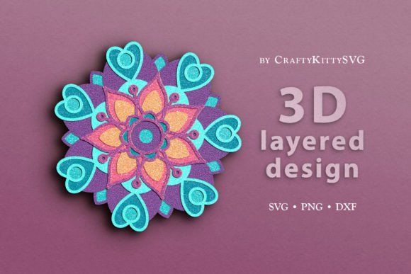 Christmas Snowflake 3D Layered SVG: A Creative and Practical Design Asset