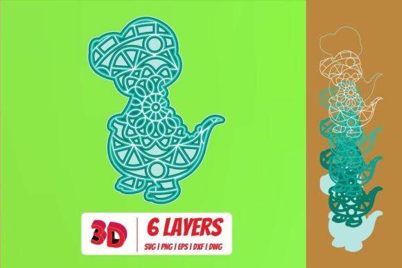 Dinosaurs 2 3D Layered SVG Cut File: Strategic Use for Creativity and Business