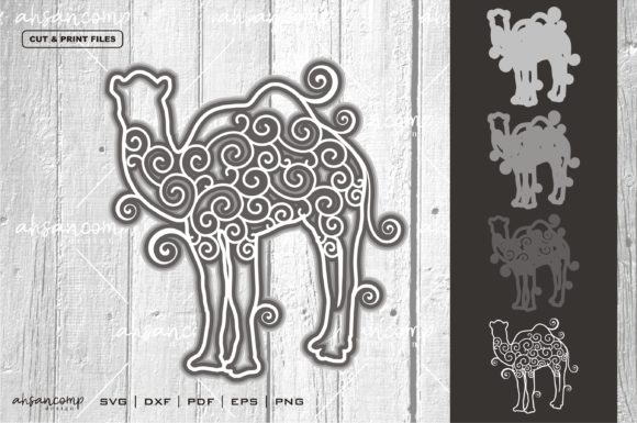 Discover the Beauty and Utility of Camel Mandala Vector 3D Layered 3