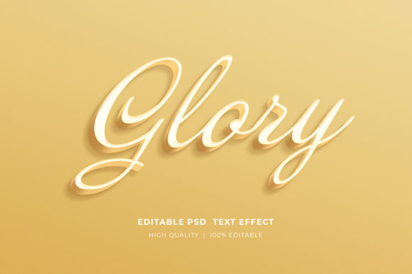 Glory 3D Editable Style Text Effect: A Powerful Tool for Creative Expression