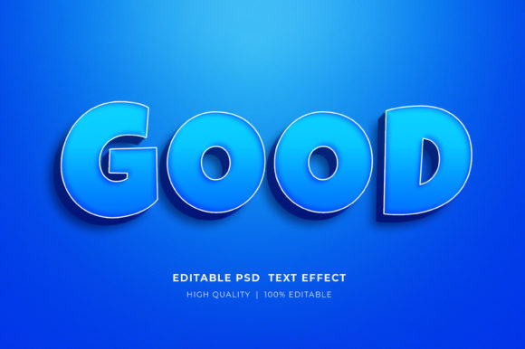 Good 3D Editable Style Text Effect for Creative and Practical Use