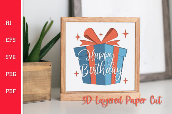 Happy Birthday Gift - 3D Paper Cut: A Creative and Meaningful Way to Celebrate