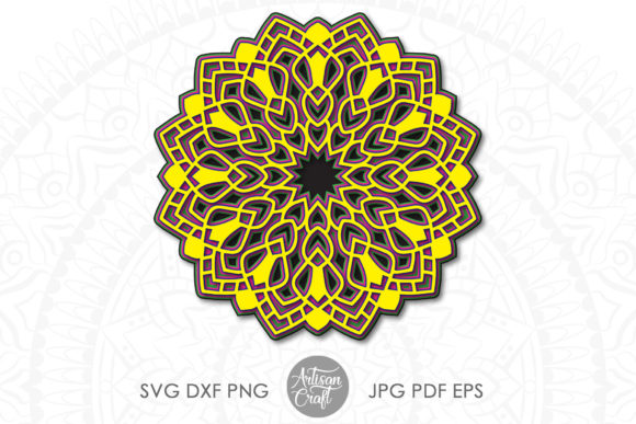 Layered Mandala SVG and 3D Papercraft: Precision Design for Modern Creativity