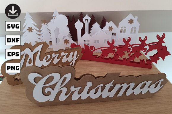 Papercut 3D Christmas Village: A Creative and Practical Holiday Solution
