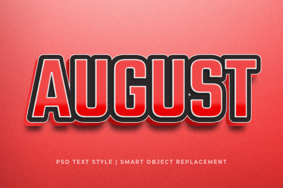 The Rise of Seasonal 3D Typography in Modern Branding: Why the August Month 3D Text Style Effect Mockup Matters